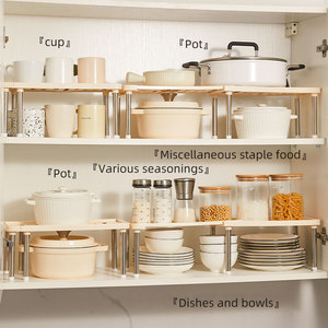 Étagère de rangement pour cuisine, organisateur d'ustensiles de cuisine, étagère de comptoir, évier, support pour casseroles, organisateur d'étagères - Product Image 4