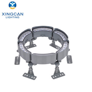 Outdoor IP65 Aluminium <span class=keywords><strong>LED</strong></span> Coconut Hug Baum leuchten 24W-90W AC 85-265V 24V 3000K RGB Palme Ring Licht Landschaft - Product Image 2