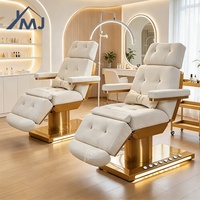 Fauteuil de massage électrique pour salon de beauté, table de soin des cils et du visage, lit de beauté pour extensions de cils
