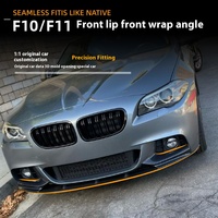 Alta calidad para 5 Series F10 F11 2011-17 pala de labio frontal Barra de esquina parachoques envolvente modificación nuevo Material ABS para M5