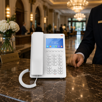 Teléfono IP Grandstream GHP630W para Hotel con WiFi 6, 2 SIP, Pantalla LCD a Color de 3.5'', 6 Teclas Programables, 10 Marcaciones Rápidas, Voz HD Opus, 802.11ax, GDMS, VoIP