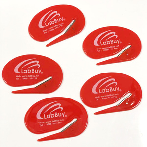 PTLO-001 en plastique adapté aux besoins du client par LOGO Promotionnel officiel coupe <span class=keywords><strong>ouvre</strong></span>-lettre - Product Image 2