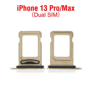 Dual Sim Card Holder Tray Slot Sim Tray Replacement For IPhone 13 Pro/13 Pro Max