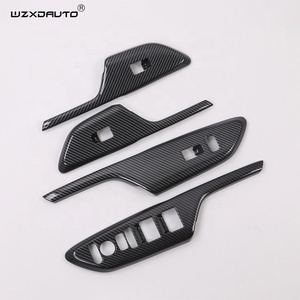 Accessories RHD 2016 Carbon Interior Trim Set <b>Window</b> Switches Frame Cup <b>Covers</b> for 10th - Product Image 4