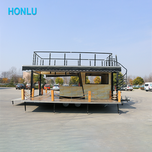 Camión de dos pisos para conducción de comida, barra móvil, camión de dos pisos, precio bajo - Product Image 2