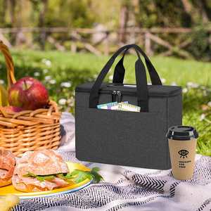 Reusable 3 Cups Drink Carrier for Delivery With Strap Adjustable Dividers Insulated Drink Caddy Holder Bag for Take Out - Product Image 6