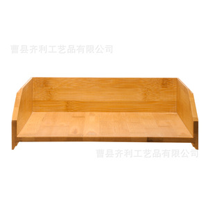Bamboo <b>File</b> <b>Tray</b> A4 Size Desktop Organizer Simple Style Office Storage Holder - Product Image 1