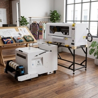 Imprimante DTF certifiée Allprint A3 30 cm pour l'impression par transfert thermique sur tissus ethniques, saris et textiles
