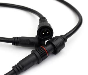 QUANWEI 2-Pin Wasserdichtes Kabel 1 Stecker auf 3 Buchsen Y-Verteiler Adapter Stecker IP65 für LED-Streifen Lichtverbinder - Product Image 4