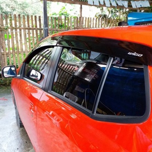 อุปกรณ์ตกแต่งรถยนต์ขายดี KQD ที่บังแดดกันฝนสีดำสำหรับ Toyota Wigo 2023 - Product Image 3