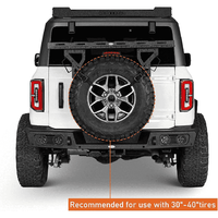 Support de pneu de secours 6021 pour pneus de 30 à 40 pouces, support de porte-bagages arrière pour SUV tout-terrain