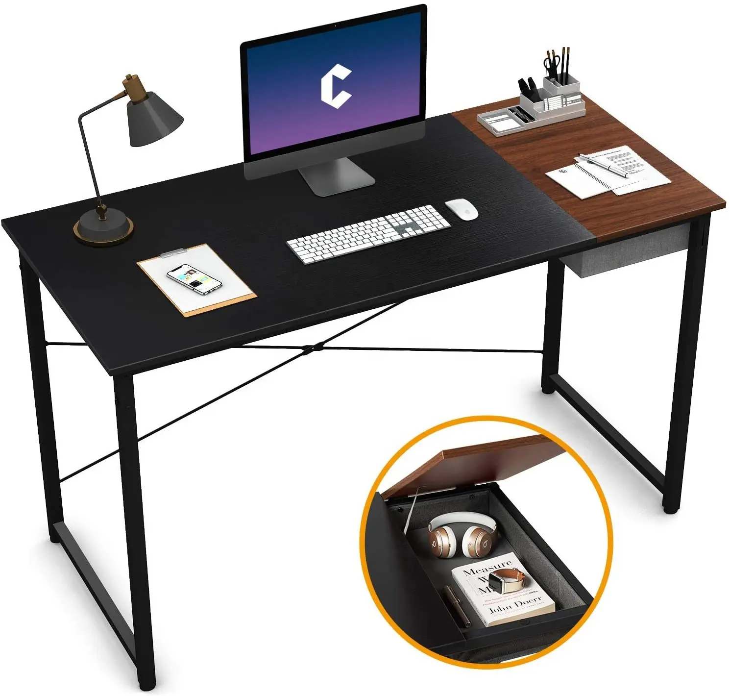 Mdf طاولة حاسوب دراسة مقعد ومكتب لغرفة النوم الكمبيوتر مكتب طاولة المنزل