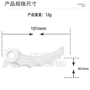 Aftermarket Robotic <b>Lawn</b> <b>Mower</b> Parts Plastic <b>Blade</b> 198426-9 184L DUR187U DUR189 DUR190L DUR190U DUR191L DUR191U DUR364L Black 1 - Product Image 3