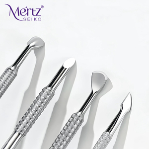 Dụng cụ đẩy da thừa hai đầu bằng thép không gỉ bán chạy nhất, có in logo tùy chỉnh, dùng cho salon và gia đình - Product Image 1