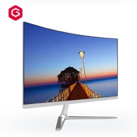 Tout nouveau ensemble d'ordinateur 23.8 pouces tout-en-un pc Core I3 I5 I7 cpu pour moniteur de jeu d'ordinateur de bureau 240hz 4k