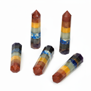 ผูกมัด Obelisks ขายออนไลน์ใหม่ดาวอาเกต: ขายส่งจักระพลอยทาวเวอร์ Obelisks ขายส่ง7จักระหินรักษา - Product Image 1