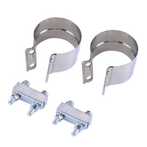 <b>Exhaust</b> <b>Clamps</b> Sleeve Coupler 2.50'' 3.00'' 3.50'' 4.00'' 5.00'' 6.00'' Lap Joint Band Stainless Steel T-304 - Product Image 5