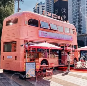 Carrito de Venta de Té con Leche, Carrito de Frutas, Carrito de Comida Móvil, Carrito de Aperitivos, Vitrina, Puesto Comercial, Desayunos, Mercado Nocturno, Cafetería - Product Image 3