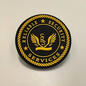 Custom 3D Soft Rubber Embossed PVC Silicone Patch Tag logo Pvc <b>Gold</b> Hat Patch Iron on velcro Rubber Labels Patches for <b>Clothes</b> - Product Image 1
