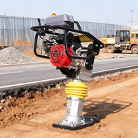 Compacteur vibrant de sol 80 kg 20 KN pour la construction, moteur Honda GX160, type Jumping Jack, fabriqué en Chine