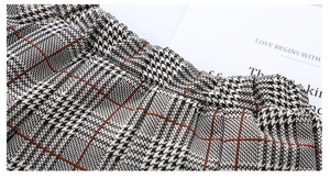 Produit chinois en gros, vêtements en coton tricoté, ensembles de chemisiers et jupes jaunes pour filles - Product Image 6