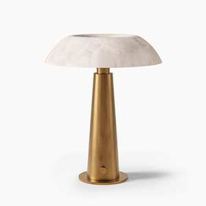 Mushroom Table Lamp Metal <b>LED</b> Touch Control Cordless <b>Battery</b> Powered For Study Bedroom Bar - Product Image 2