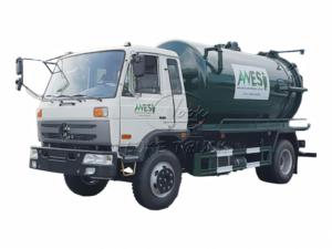 Reliable Dongfeng 4*4 Awd Chassis 10m3 Vacuum Tank 10000L Sewage <b>Suction</b> Cleaning Sewer Truck for Sale Option Italy Moro Vacuum - Product Image 1