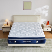 Matelas King Size Complet avec Surmatelas Euro Top en Mousse à Mémoire de Forme Gel et Ressorts Ensachés 3 Zones, Vente en Ligne en Grandes Quantités, Livré en Boîte