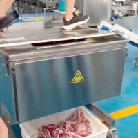 Otomatis Restoran Premium ikan babi daging beku Steak daging pemotong tulang daging blok mesin pemotong tulang daging dan peralatan
