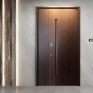 Puerta <span class=keywords><strong>de</strong></span> Seguridad Principal para Edificios Comerciales, <span class=keywords><strong>de</strong></span> Acero Galvanizado, Resistente al Viento y Anti-Rasguños, Venta al Por Mayor <span class=keywords><strong>de</strong></span> Fábrica - Product Image 5