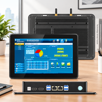 PC Panel Industri All-in-One 10.1 11.6 Inch Layar Sentuh Mesin Kasir Desktop Printer Opsional Retail untuk POS