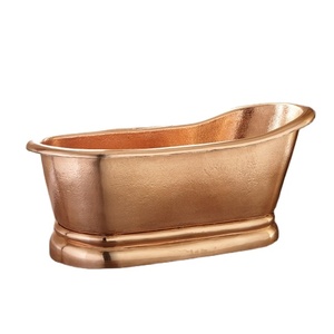 รองเท้าแตะคู่แบบยืนทำจากทองแดงของอินเดียอ่างอาบน้ำแบบอินเดีย - Product Image 1