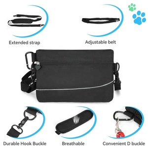 Borsa per Passeggiare con il Cane, Tracolla Regolabile, Marsupio per Addestramento Animali, Chiusura Magnetica, Tasca Integrata - Product Image 4