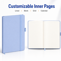 Carnet de notes A5 personnalisé en PU avec sangle et attache pour stylo, pour usage quotidien, fabriqué par le fabricant