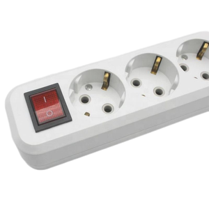 Tablero blanco Oficina en casa Multifuncional Estándar europeo alemán Enchufe <span class=keywords><strong>de</strong></span> 4 posiciones - Product Image 1