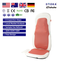Masseur de dos Shiatsu pour tissus profonds avec chaleur - Coussin de massage électrique à 8 nœuds pour la relaxation à domicile