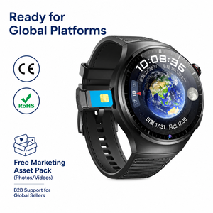 GS38 4G smartwatch 1.62 NFC GPS carte sim Playstore App Download Wifi Front Camera 200W Video call AMOLED smart <span class=keywords><strong>watch</strong></span> - Product Image 3
