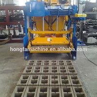 Machine à blocs de béton mobile HF 6A, machine à blocs creux en béton solide, machine à blocs de ponte, machine à blocs de béton mobile