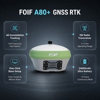 Récepteur GNSS RTK FOIF A80+ Super Base et A98L Rover, 1408 canaux, double caméra, visualisation AR, radio 5W, laser, pour levés topographiques et GPS