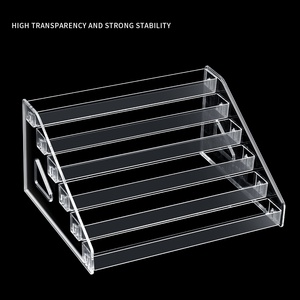 Nuevo Estante para Esmaltes de Uñas de Salón, <span class=keywords><strong>Multicapa</strong></span>, Acrílico Transparente, Multiusos, Expositor de Cosméticos - Product Image 3