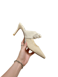 Zapatos de Mujer Jimmy de Alta Calidad y Moda, Tejidos con Tela de Rafia, Decorados con Lazos de Mariposa en la Parte Superior - Product Image 5