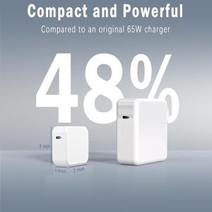 65W GaN Compatible for Air 3 3 Pro 3 Classic Portable <b>Type</b> <b>C</b> <b>Adapter</b> Power Supply Cord for 65W GaN USB <b>C</b> Charger - Product Image 3