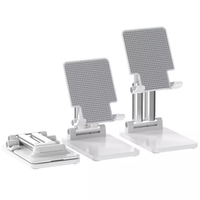 Altura de ángulo ajustable de silicona antideslizante adecuada para tabletas móviles iPad soporte ABS + soporte de aluminio para teléfono iPhone Huawei