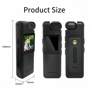 <span class=keywords><strong>Mini</strong></span> caméra vidéo de poche avec écran de 1,3 pouce, design à clip dorsal, objectif rotatif à 180°, idéale pour l'enregistrement quotidien et les activités de plein air - Product Image 4