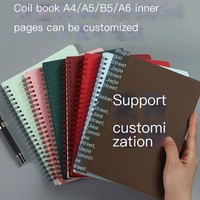 Carnet de composition ligné Omet personnalisé en gros, couverture rigide en PP, reliure thermique, cadeau pour étudiants et enseignants, formats A4/A5