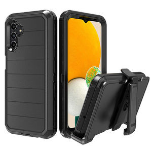 Custodia Protettiva Robusta in TPU+PC Antiurto con Clip per Cintura per <span class=keywords><strong>Samsung</strong></span> Galaxy <span class=keywords><strong>A13</strong></span> 5G, <span class=keywords><strong>Cover</strong></span> Defender Robot - Product Image 2