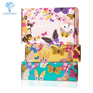 Caja de Regalo con Diseño Personalizado, Bonita, Individualizada, Única, con Mariposas Rosas - Product Image 5