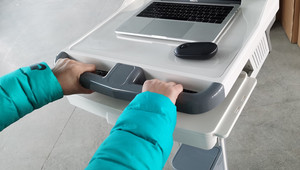 Chariot mobile pour ordinateur portable BT-LY01 Bestran, idéal pour les infirmières et les médecins en milieu hospitalier - Product Image 4