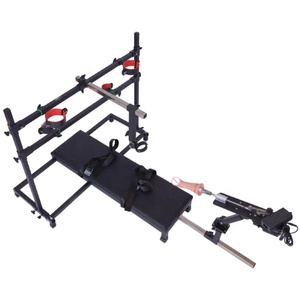 Cadre de contention métallique réglable avec menottes rembourrées pour <span class=keywords><strong>les</strong></span> mains et <span class=keywords><strong>les</strong></span> chevilles, support de positionnement robuste pour mobilier adulte - Product Image 2