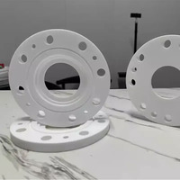 Feuille de PTFE vierge blanc 200x200mm pour isolation, plaque plastique thermoformable pour presse à chaud, feuille de joint, fabriquée en Chine continentale